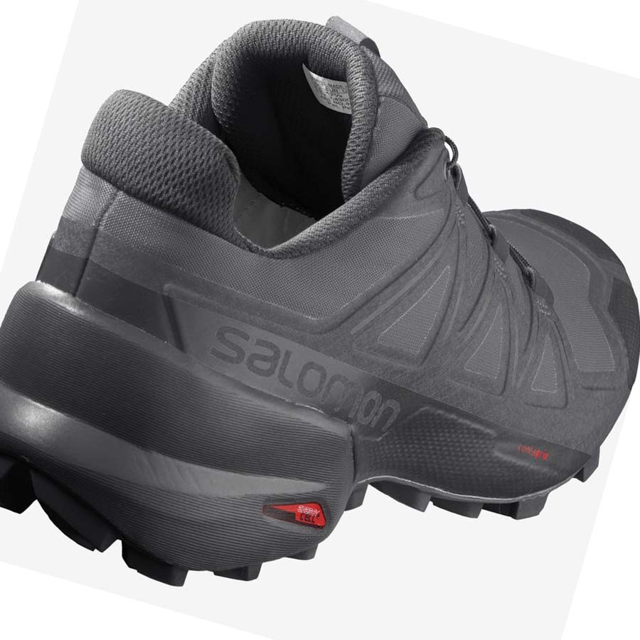 Tenis Para Trail Running Salomon SPEEDCROSS 5 Hombre Plateados | MX 3517DFM